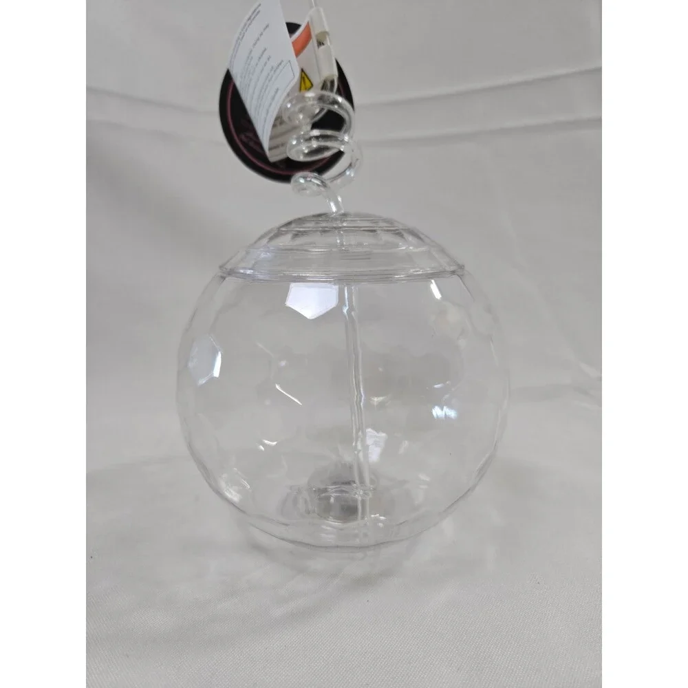 Target Bullseye Light Up Disco Ball Cups w Straw 37.2 fl.oz. NWT